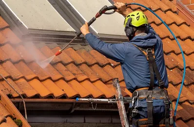 Démoussage et hydrofuge de toiture à Sayat